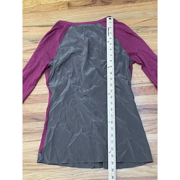 Saks Fifth Avenue Women's S Pink Sweater Silk Cardigan Knitted Cozy Chic Stretch - Picture 7 of 9